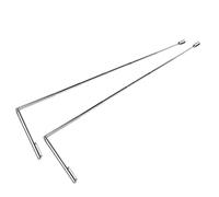 JOYVOX 2 Pack Retractable Brass Dowsing Rods, L Rods with Handles for Spiritual Divination, Ghost Hunting, and Energy Work