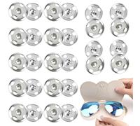 JOYVOX Poppers Fasteners 10mm Press Studs, 28pcs Poppers Fasteners Kit - Durable Press Studs Snaps for Clothing, Leather & Crafts