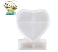 JOYVOX Reusable Resin Heart Frame Mould - Flexible, Easy Demoulding Silicone Epoxy Casting Mould for DIY Craft Making, Resin Mould for Unique Creations and Gifts