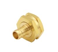Joywayus 1/2" PEX Barb x 3/4" Female GHT Thread Swivel Hex Brass Garden Water Hose Pipe Connector Fittings for House/Boat/Lawn/Power Wash/Irrigation