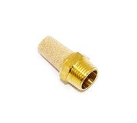 Joywayus 3/4" NPT Male Exhaust Muffler Long Pneumatic Brass Flow Control Silencer Air Fitting