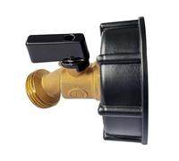 Joywayus IBC Tote Water Tank Adapter 2" Coarse Thread S60x6 3/4GHT Valve