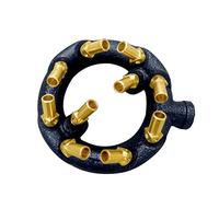 Joywayus Propane Gas Jet Burner 10 Tips for Wok Range,Stir Fry,Grilling,Cast Iron Body Round Nozzle Jet Burner
