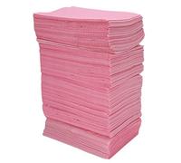 Joyzan 125pcs Dental Bibs, Disposable Tattoo Bib Piercing Table Mat Waterproof Tattoos Paper Sheet Napkin Tissue Pink Covers Scarf Foldable Nail Towel Cloths Mats Personal Under Pad for Clinic 45x33cm