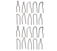 Joyzan 2 Set Burning Wire Tip, 1.5-5V Pyrography Pen Tips Portable Pyrographic Wood Engraving Tool for LH 30/40/50/60/100 Pyrography Machines Mini Heating Wire Nibs Replacement Industrial Accessories