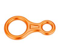 Joyzan 8 Descender Large Bent Ear Rigging Plate Aluminum Alloy Descender for Outdoor Rappelling Gear Belay Device Climbing Climbing Gear Downhill Equipment Rigging Plate(Orange)