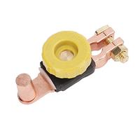 Joyzan Abs Battery Negative Switch, Top Post Brass Terminal Connector for Car Positive Disconnect Link Quick Power Master Isolator Boat Small Yacht Rv Camper Truck Vehicle
