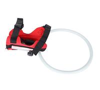 Joyzan Anti Collision Ring, Pet Safe Halo Harness Protective Circle Blind Dog Accessories Protective Guide Training for Small Visually Impaired Dog Outdoor Walking(Small-Red)
