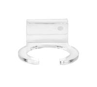 Joyzan Aquarium Filter Sock Holder, 4inch Filter Sock Bag Support Acrylic Mount Bracket for Fish Tank Reef Marine Transparent Plastic Zipper Balls Filters Supplies Mounting Felt Bags Double Hole Socks