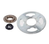 Joyzan Bicycle Freewheel Sprocket, Bicycle Connector Accessory 25H 80 Teeth Crankset with Set for Electric Bicycles Modification Accessories