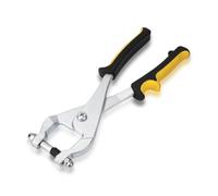 Joyzan Ceiling Grid Punch Pliers, 3.27mm Hole Grit Plier 9.65inch Multi Function Metal Sheet Puncher Suspended Tools Opening Manual for Rivets Thin Metal Decoration Hardware Processing Stud Crimper