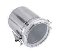 Joyzan Coffee Container, Coffee Jar Airtight Stainless Steel Top Clip Coffee Beans Tea Sugar Cookie Nuts Flour Storage Jars Travel Kitchen Home