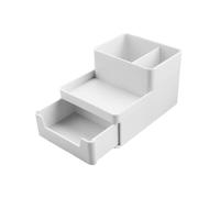 Joyzan Desk Shelf Organizer, ABS Resin Letter Rack Desktop File Storage Organiser Rectangular Space Saving for Clutter Free Workspace Practical Declutter Organize Home Office Supplies Books