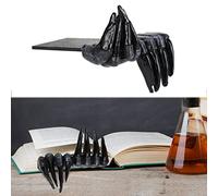 Joyzan Devil's Hand Bookmark, Creepy Thriller Demon Claw Book Mark Resin Horror Monster Hands Scary Finger 3D Personalized Gothic Design Unique Halloween Stationery for Craftsmanship Books Accessory