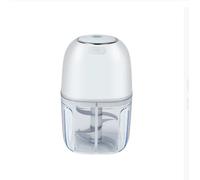 Joyzan Electric Garlic Chopper, 350ML Mini Portable Veggie Grinder Small Onion Mincer Food Processor Vegetable Ginger Cordless Blender Masher Rechargeable Cutter Slicer 6 Blades Chili Fruit Meat Nuts