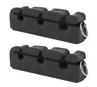 Joyzan Fishing Rod Holder, Magnetic Car Fly Rods 2Pcs Portable Density Foam Stand Pole Rack Accessories Lightweight Magnet Storage with Three Holder Recesses for Enthusiasts Travel SUV Truck