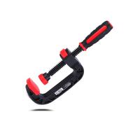 Joyzan G Clamp, 3in Opening 75mm Clamps Quick Grip G Clamps for Woodwork DIY Carpentry Adjustable Screw Hand Holder Universal Fixing Tool Parts Joinery Metal Work Projects Device Industrial Strength