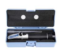 Joyzan Handheld Refractometer, 0-80% Liquor Tester White Spirit Meter Measure Instrument Alcohol Content Tool with Storage Case Refractometers Measuring Volume Hydrometer Just for Liquor Home Party
