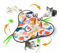 Joyzan Hide and Seek Interactive Cat Toys, 4 in 1 Interactive Cat Toy