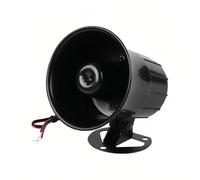 Joyzan Horn Alarm Sirens, 12v Wired Siren Indoor Outdoor Loud Burglar Car Alarms Motorcycle Warning Amplifier Speaker Fire Police Vehicles Home Office Shop Security System Equipment Air Boat Truck