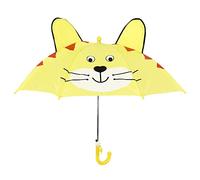 Joyzan Kids Animal Umbrella for Rainy Days, Cute Colorful Waterproof Windproof Umbrella for Boys Girls Ages 3 Up School Travel Outdoor Adventures(yellow)
