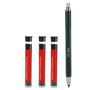 Joyzan Mechanical Pencils Set, Erasable Charcoal Clutch Pencil Core 4mm Automatic Leads Drawing Sketching Drafting Drop Clutch with Soft Medium Hard Cores for School Writing Architecture Art Supplies