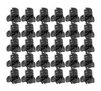 Joyzan Mini Claw Clips, Hair Clip Tiny Claws Micro Black Plastic Pins Clamps Catch Non Slip Small Multifunction Jaw Decroation Buns Stylish Claw Kids Barrettes Accessories for Women Girls 100Pcs