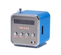 Joyzan Mini Speaker Music Player, Wireless Portable FM Battery Powered Radio FAT16 / FAT32 File System Stereo Speaker PC Fashion Support TF Card U Disk USB Digital Display Screen Cell Phone Sound Bar