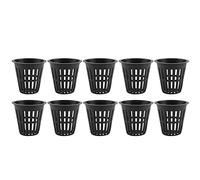 Joyzan Net Pots, Hydroponic Planting Pot Cups Slotted Mesh for Garden Pots Plastic Aquatic Baskets Water Plants Hydroponics Cup Basket Bucket Aeroponic Flower Container Grow Plant Vegetable Balcony