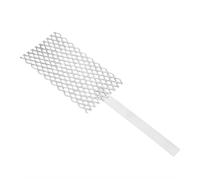 Joyzan Platinized Titanium Anode Mesh, Rhodium Electroplating Jewelry Plating Plater Tool Coating Palladium Mesh Grid with Handle for Electrolysis Electrical Conductivity Gold Silver Ornaments 20x5cm