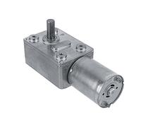 Joyzan Reversible High Torque Worm Geared Motor, DC 12V Reduction Motor CW CCW Turbo Gear Box Electric Motors Turbine Reducer Gearbox for Windows A Door Opener Miniature Winch No Self Locking(40RPM)