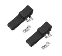 Joyzan Rubber Latch, 2 Packs Elastic Stainless Steel Hood Latch Catch Flexible Draw Keeper Bracket Cabinet Toolbox Hasp Loaded Toggle For Tool Box Vehicle Engine Cooler Boat Compartment Cargo Box