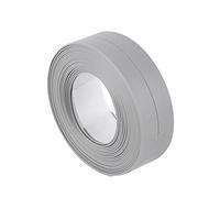 Joyzan Self Adhesive Caulking Sealing Tape, Caulk Strip for Bathtub PVC Waterproof Tape Bathtub Floor Wall Protectors for Kitchen Sink, Toilet, Bathtub, Wall Edge (22mm x 3.2m grey)
