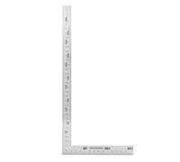 Joyzan Stainless Steel L Shaped Ruler, 30x15cm 90 Degree Right Angle Ruler | Double Sided Measurement Square Tool, for Carpenter Framing Measuring Roofing Craftsman Engineer Roofer Cutting Sewing
