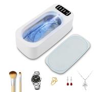 Joyzan Ultrasonic Jewelry Cleaner, 50KHz Professional Ultra Sonic Machine 3 Timer Modes Eyeglass Watch Band Strap Rings Glasses Dentures Retainers Necklaces Stainless Steel Tank Gift Wife Mom 350ML