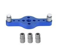 Joyzan Vertical Pocket Jig, Hole Woodworking Doweling Kit Self Centering Floating Shelf Drill Guide Wood Punch Positioner Locator Dowel Aluminum Alloy Straight Bracket for Invisible Shelves Tool Bit