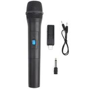 Joyzan VHF Wireless USB Microphone, 3.5mm/6.5mm Microphones Jack Handheld USB Reception Mic with Receiver for Singing Audio Amplifier PA System Speech Home Karaoke Mixer Party Wedding DJ ABS Plastic
