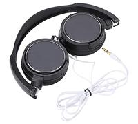 Joyzan Wired Overhead Headphones, Stereo Over Ear Foldable Headset Flat Compact Rotatable Cup Match Smartphones Corded Audio Typing Headphone Headband Retro Head Phones Case Folding