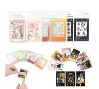 JOYZO Mini Frames 30 Elegant Edge Stickers for Fujifilm Instax Mini Film 54x86mm/2.12x3.38in, Colorful Decorative Sticker for Polaroid Instax 12 11 90 40 41 SE EVO Instant Film