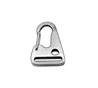 Joyzol Stainless Steel Sling Clips, 5PCS Spring Gate Quick Release Carabiner Heavy Duty HK Clips for Outdoors Backpack Paracord Tactical Bag Accessories 1 inch(25mm)