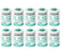 JOZELNK 10 Pack LS14250 3.6V 1/2 AA Lithium Battery for SAFT, 1300mAh - Use for Computer Memory/PLC Dog Collar Watch R9 Leash