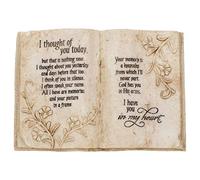 Jozie B 246200 Thought of You Today in Memory Book Shape Plaque