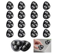 JOZMMZEOOA 16 Pcs Self Adhesive Caster Wheels Mini Small Appliance Rolls 360 Degree Rotation Sticky Ball Casters for Kitchen Small Appliance Storage Bins (Black)