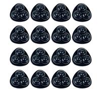 JOZMMZEOOA 16 Pcs Self Adhesive Caster Wheels Mini Small Appliance Rolls 360 Degree Rotation Sticky Ball Casters for Kitchen Small Appliance Storage Bins (Black Nylon)
