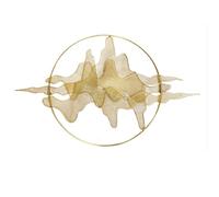 JOZZY Wall Decor,Chinese Style Metal Wall Sculpture Decor, 3D Gold Wall Art Decorative Home Decor Wall Hanging Sculpture for Bathroom Bedroom Living Room Kitchen