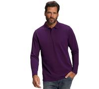 JP 1880 Men's Piquee 1/1 Polo Shirt, Deep Purple, 4XL