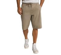 JP 1880 Men's Bermuda, Flexnamic, Elastic Waistband, 4 Pockets Trouser, Stone Grey, 3XL