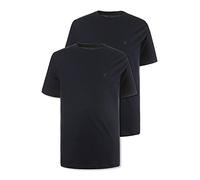 JP 1880 Men's Big & Tall 2-Pack Basic Short Sleeve Tees Dark Navy XXXX-Large 702637 70-4XL