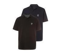 JP 1880 Men's Big & Tall 2-Pack Polo Shirts Black, Navy XXXX-Large 704317 10-4XL