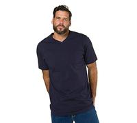 JP 1880 Men's Big & Tall Cotton Rich Basic Tee Marine XXXXX-Large 702415 76-5XL